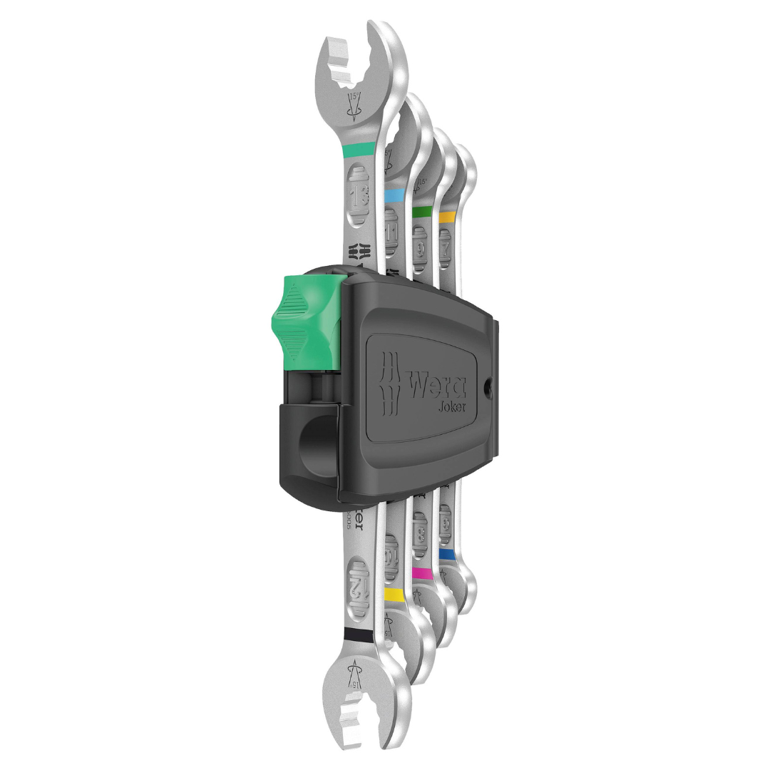 Wera 9640 Magneetstrip 6003 Joker 1 ringsteeksleutelset, 11-delig - 05020233001 Wera 9640 Magneetstrip 6003 Joker 1 ringsteeksleutelset, 11-delig - 05020233001