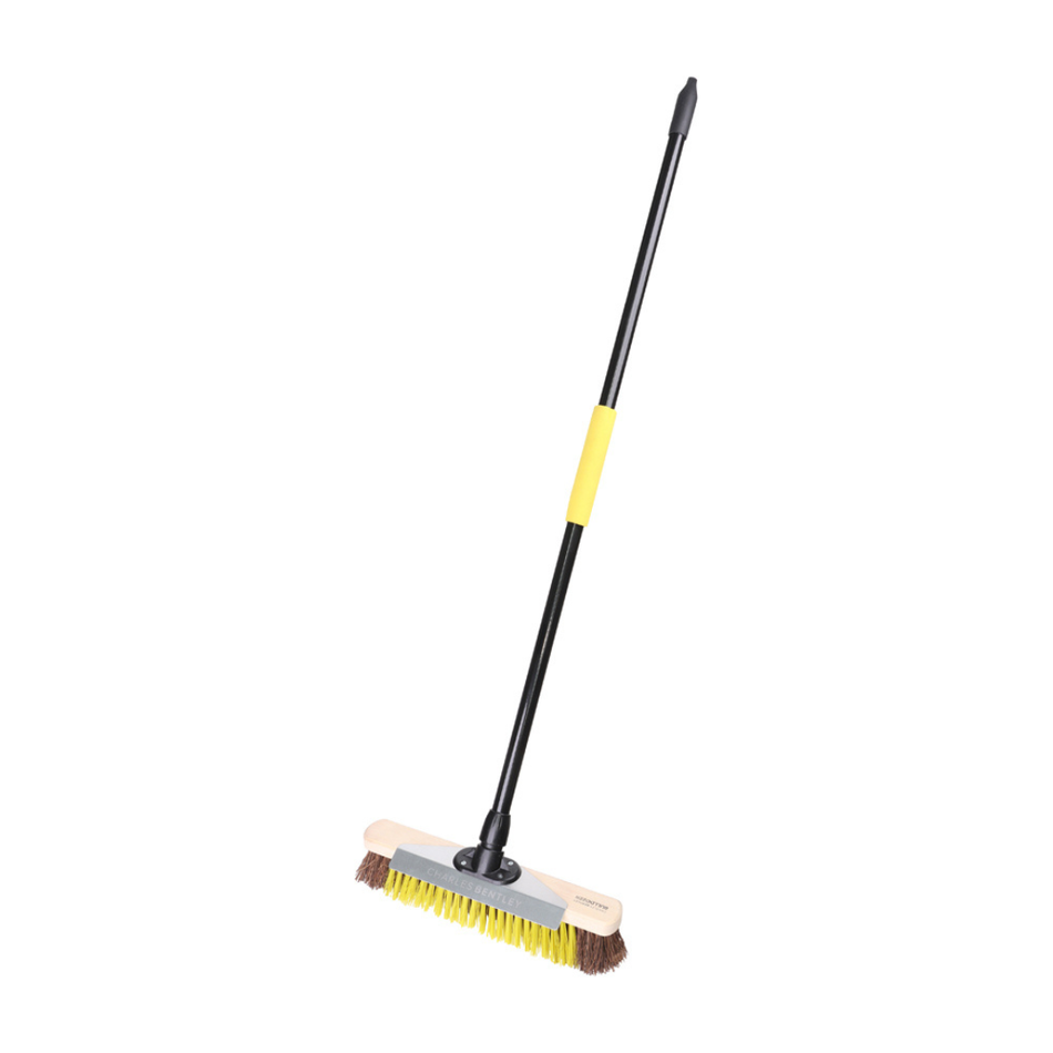 Bulldozer HQCD16BAYC4 Heavy Duty Wooden Utility Broom & Handle 16"