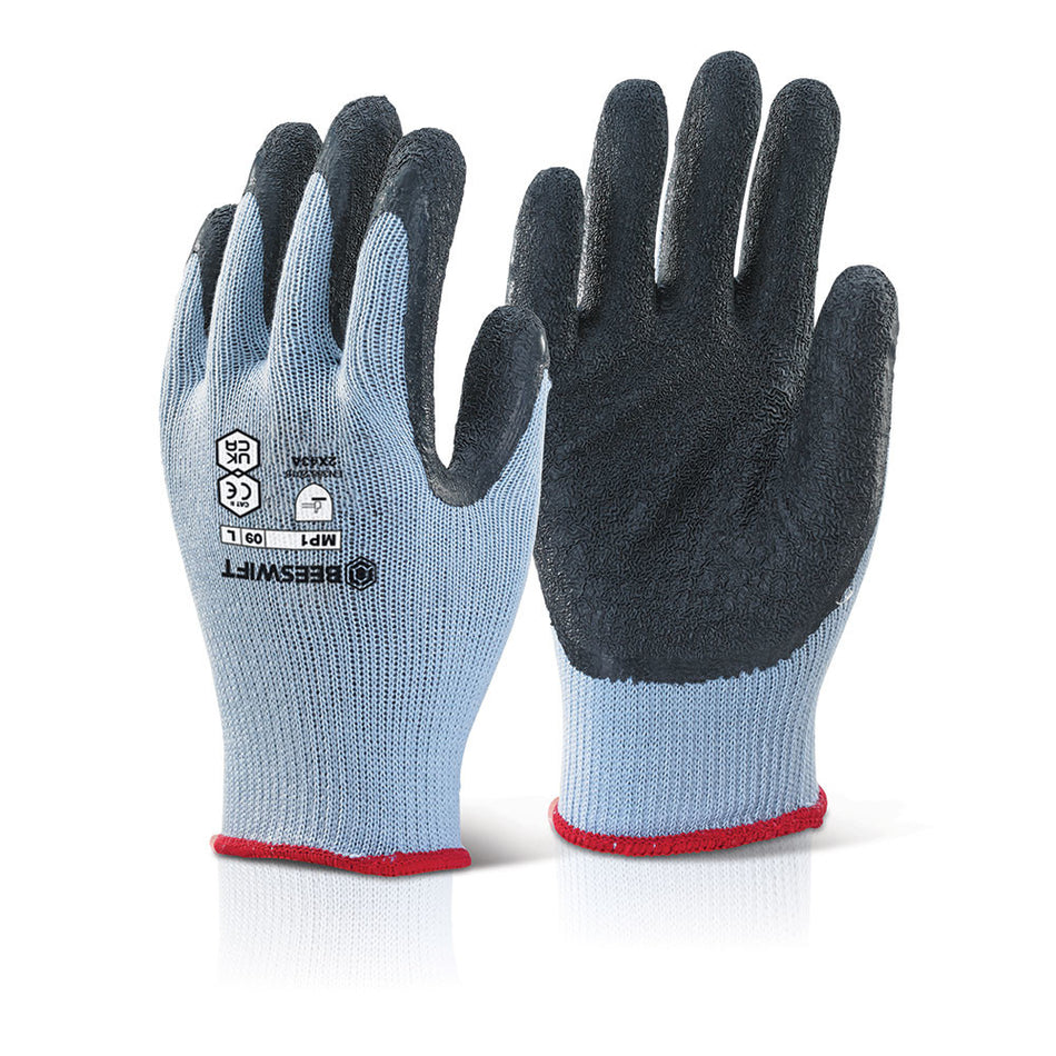 GNG-B MP1BLL Latex Rubber Coated Palm Gloves