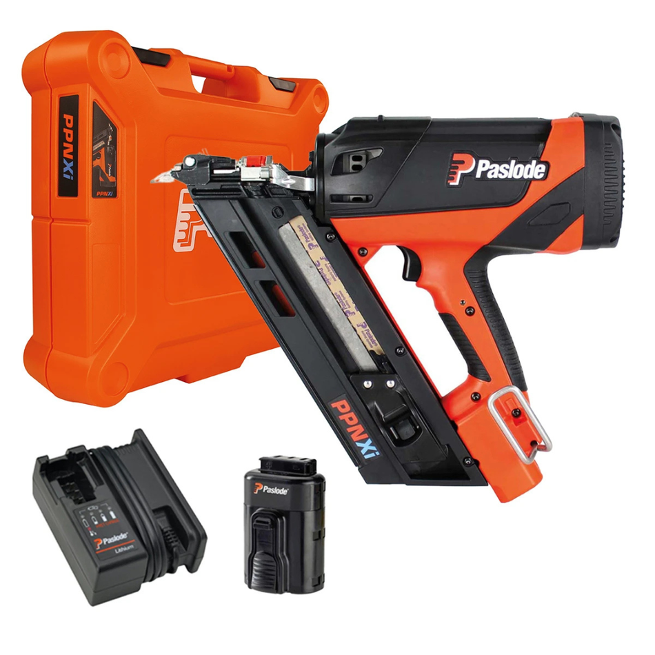 Paslode 19790 PPNXi 7.4V 1st Fix Positive Placement Gas Nailer with 1x 2.1Ah Battery