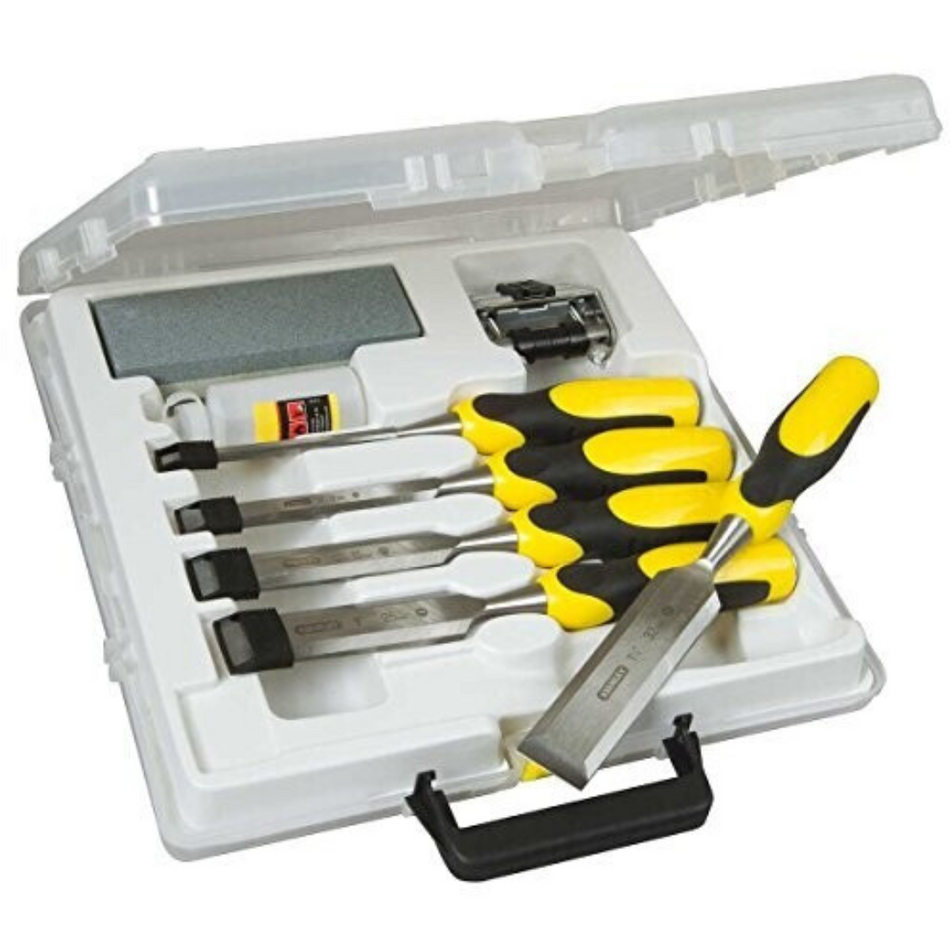 Stanley Tools STA516421 DynaGrip™ Chisel + Strike Cap Set of 5