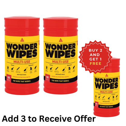 Everbuild Sika Multi-use Wonder Wipes 100 per Tub